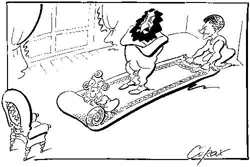 CORAX karikatura