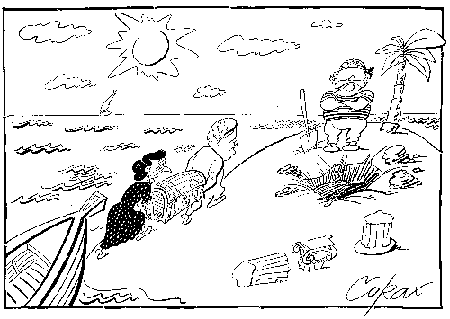 CORAX karikatura