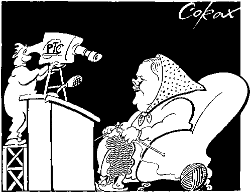 CORAX karikatura