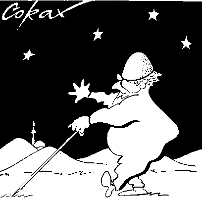 CORAX karikatura