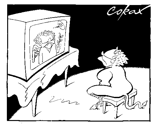 CORAX karikatura