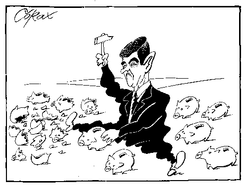 CORAX karikatura