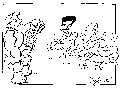 CORAX karikatura