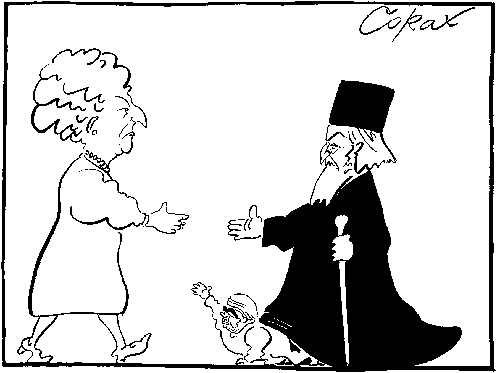 CORAX karikatura